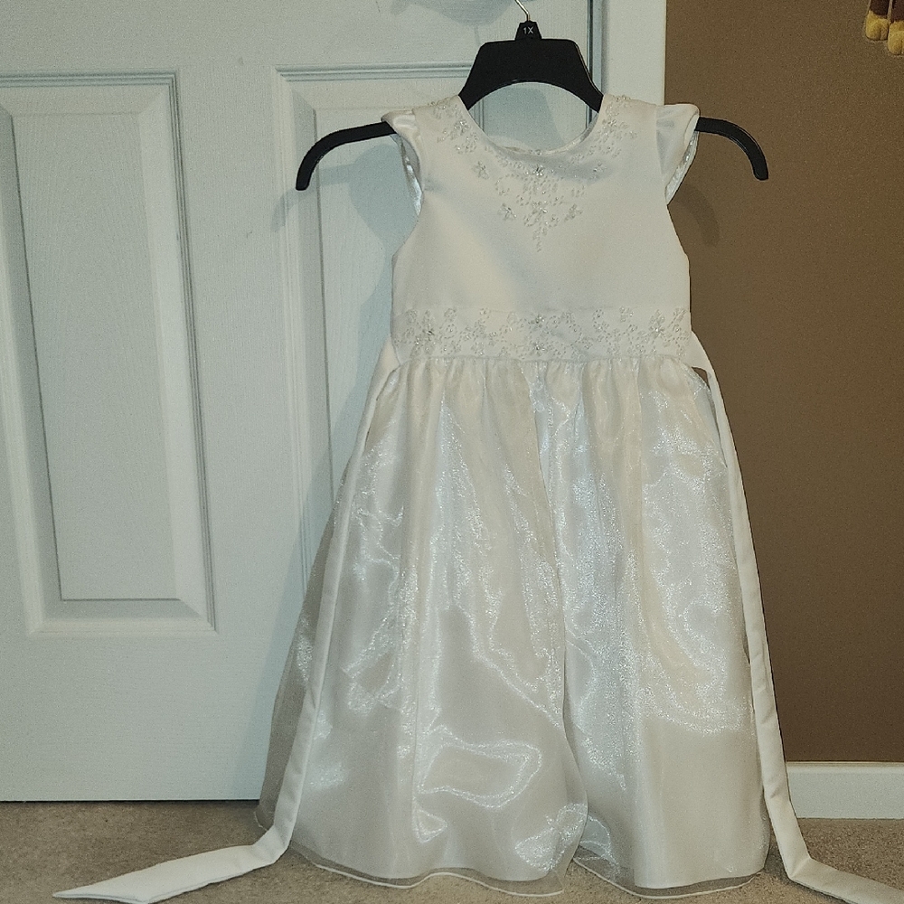 American Princess Ivory Sleeveless Formal Dress